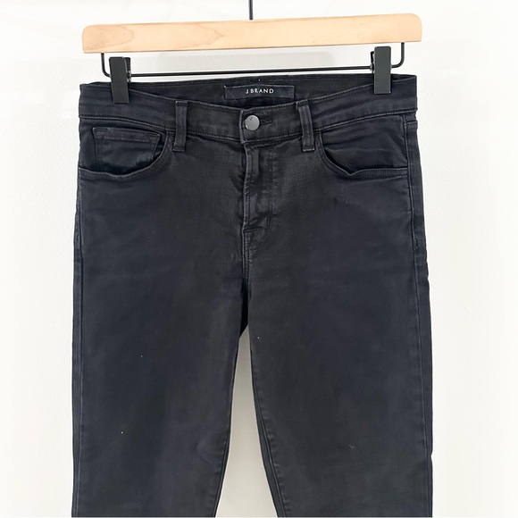 J Brand Selena Mid Rise Cropped Jeans Black Size 27 - Picture 6 of 9